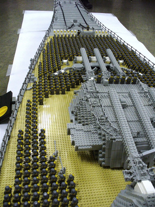 Illustration for article titled Lego Battleship Yamato Is Biggest Lego Ship Ever